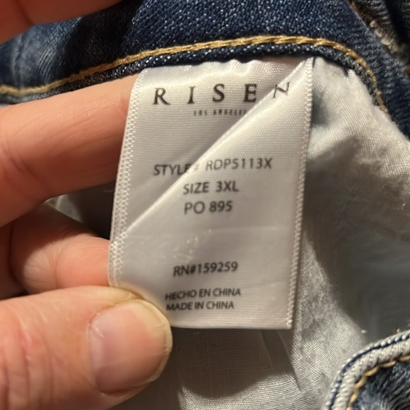 Risen Straight Jeans 3XL - Picture 8 of 9